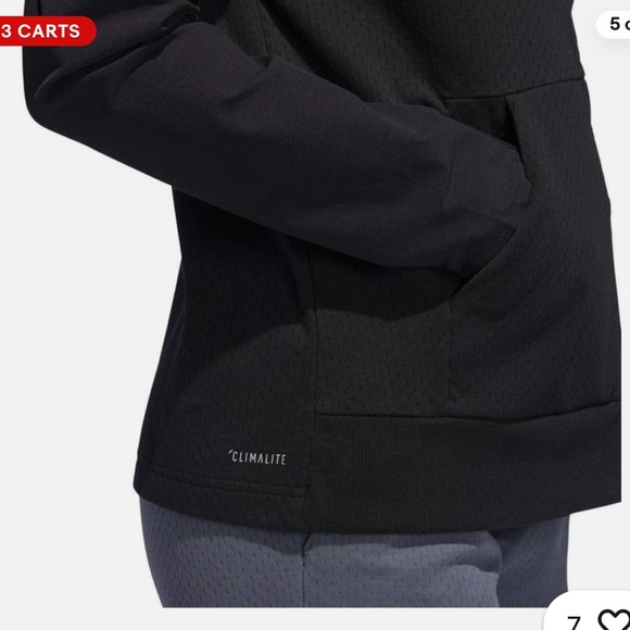 Adidas Women’s Team Squad Climalite Bomber Jacket – Black – Size Medium – NWT - Picture 3 of 4